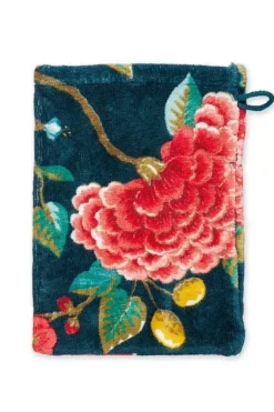 Hot Pip Studio Waschlappen Set/3 Good Evening Dunkel 16X22 Cm Blau