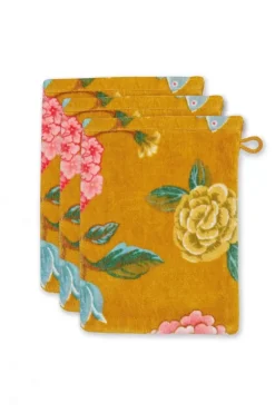 Hot Pip Studio Waschlappen Set/3 Good Evening 16X22 Cm Gelb