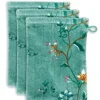 Pip Studio Waschlappen Set/3 Les Fleurs 16X22 Cm Grun
