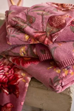 New Pip Studio Waschlappen Set/3 Secret Garden Mauve 16X22Cm Violett