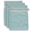 Sale Pip Studio Waschlappen Set/3 Soft Zellige 16X22 Cm Blau