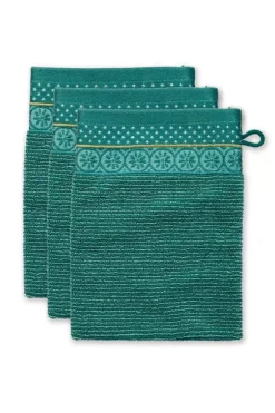 Best Pip Studio Waschlappen Set/3 Soft Zellige 16X22 Cm Grun