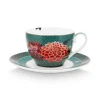 Sale Pip Studio Winter Wonderland Cappuccino Tasse & Untertasse Grun