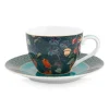 New Pip Studio Winter Wonderland Espresso Tasse & Untertasse Dunkelblauw