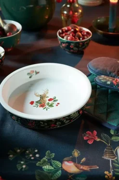 New Pip Studio Winter Wonderland Servierschale Runden Dunkelblau