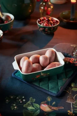 New Pip Studio Winter Wonderland Servierschale Rechteckig Gros Grun