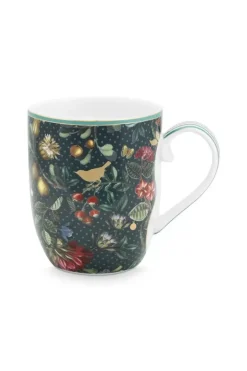 Outlet Pip Studio Winter Wonderland Tasse Klein Dunkelblau