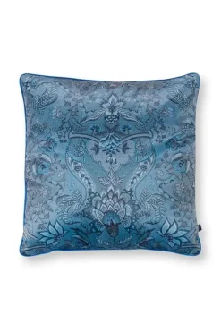 Hot Pip Studio Zierkissen Quadratisches Kyoto Festival Dunkel Blau