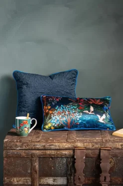 Outlet Pip Studio Zierkissen Quilted Dunkelblau