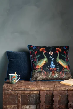 Outlet Pip Studio Zierkissen Quilted Dunkelblau