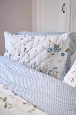 Hot Pip Studio Zierkissen Quilted Kawai Flower Weiss