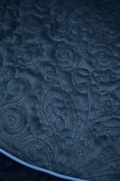 Outlet Pip Studio Zierkissen Rund Quiltey Days Dunkel Blau