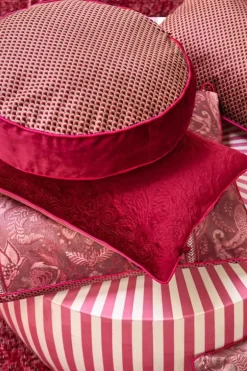 Online Pip Studio Zierkissen Rund Quiltey Days Rosa