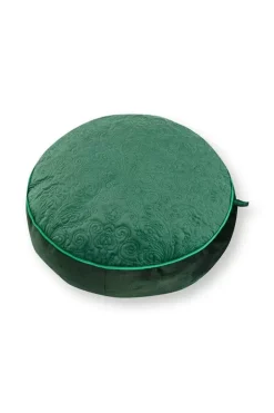 Hot Pip Studio Zierkissen Rund Quiltey Days Grun